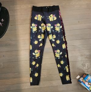 Ultracor x Soulcycle Floral Leggings Sz L